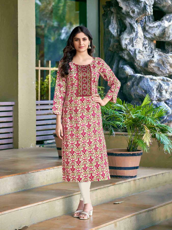 Rolex Vol 1 By Colourpix 1001 To 1008 Printed Kurtis Exporters In India
